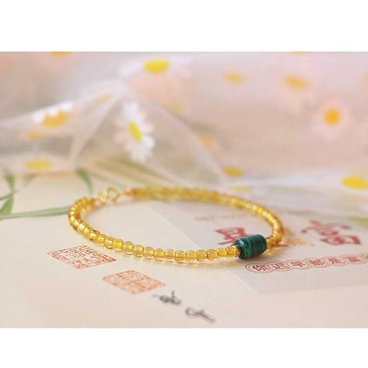 纳财极细黄水晶手链【含师傅祈福，发货周期7-20天】