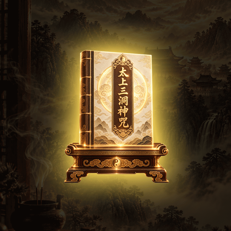白水晶金光神咒吊坠 道教八大神咒护身符 随身保平安挂件【含师傅祈福，发货周期7-15天】